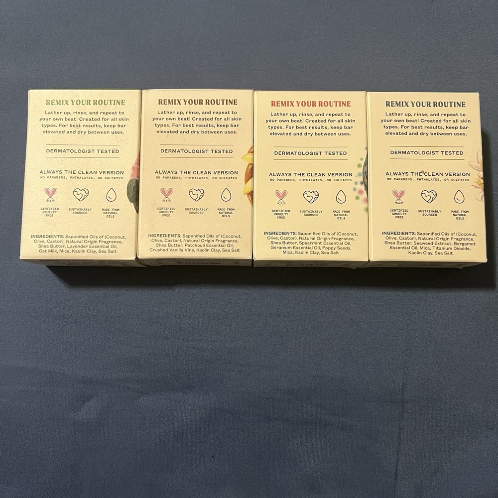 Set of 4 - Dr. Squatch Jukebox Cold Pressed Soap - 4.5 Ounce Bars ~ Brand New! - Picture 2 of 6